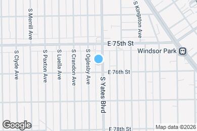Map image of the property - 7544 S Yates Blvd