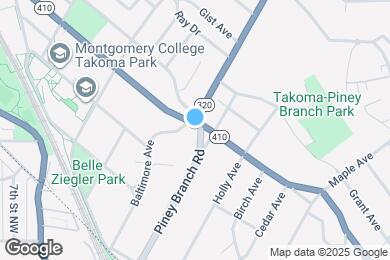 Map image of the property - 7432 Piney Branch Rd