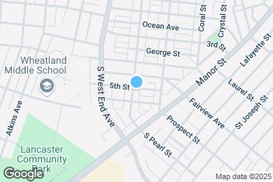 Map image of the property - 501 Pearl St