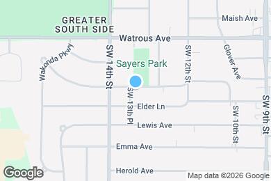 Map image of the property - 1328 Carrie Ave