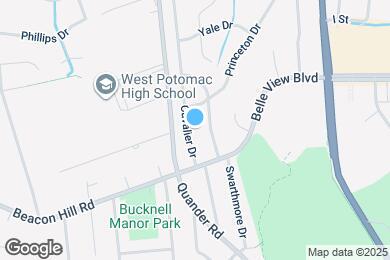 Map image of the property - 6621 Cavalier Dr