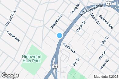Map image of the property - 1585 Bergen Blvd