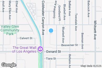 Map image of the property - 6124 Alcove Ave