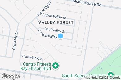 Map image of the property - 5522 Crystal Valley St
