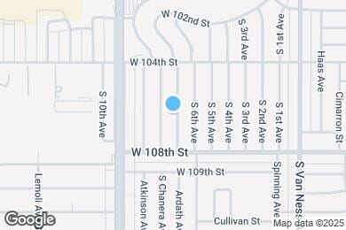 Map image of the property - 10609 S 7th Ave