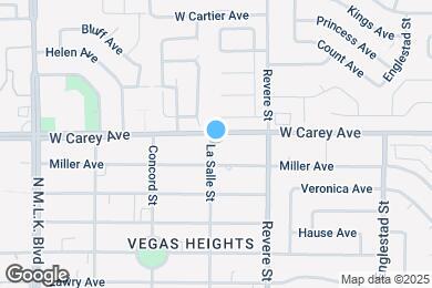Map image of the property - 893 W Carey Ave