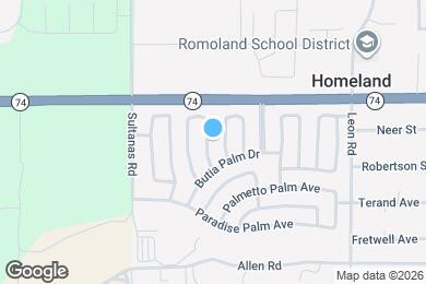Map image of the property - 26108 Fountain Palm Dr