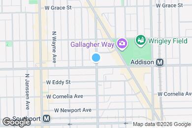 Map image of the property - 3606 N Racine Ave