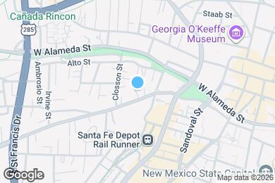 Map image of the property - 523 Agua Fria St