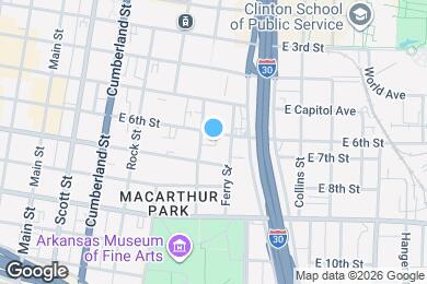 Map image of the property - 607 E 6th St