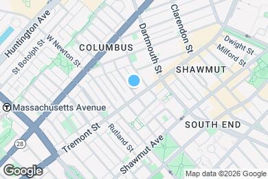 Map image of the property - 155 W Brookline St