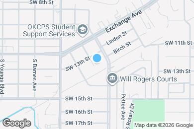 Map image of the property - 1416 S Daugherty Ave