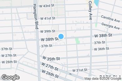 Map image of the property - 1017 38th St