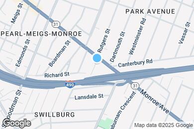 Map image of the property - 749 Monroe Ave