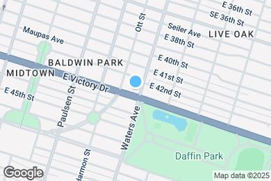 Map image of the property - 1010 E Victory Dr
