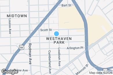 Map image of the property - 3403 Dartmouth St