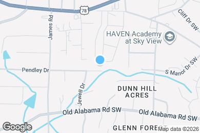 Map image of the property - 1354 Pendley Dr