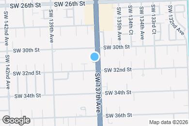 Map image of the property - 13702 SW 31st St