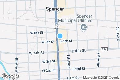 Map image of the property - 16 E 5th St