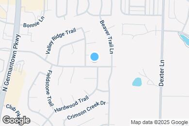 Map image of the property - 8282 Shallow Glen Trail