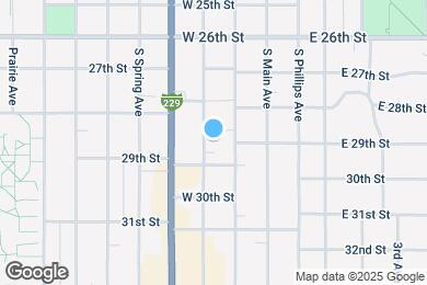 Map image of the property - 2022 S Dakota Ave