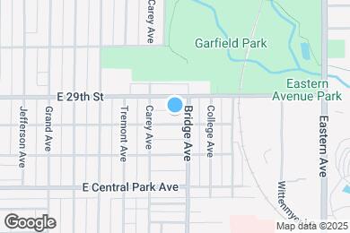 Map image of the property - 1130 E Garfield St