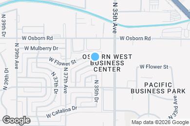 Map image of the property - 3540 W Monterey Way
