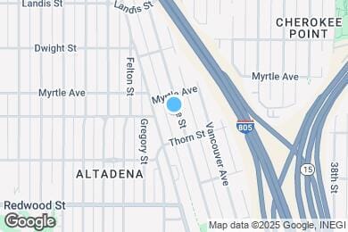 Map image of the property - 3406 Nile St