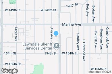 Map image of the property - 15209 Prairie Ave