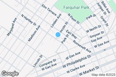 Map image of the property - 279 N Hartley St