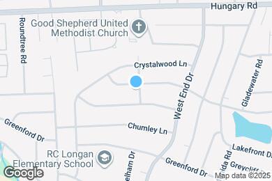 Map image of the property - 9201 Woodlake Dr