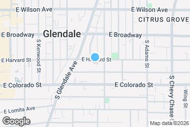 Map image of the property - 706 E Harvard St
