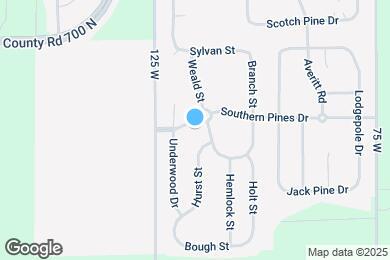 Map image of the property - 861 Southern Pines Dr