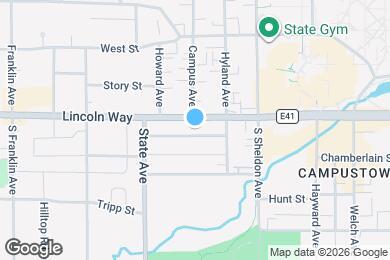 Map image of the property - 2827 Wood St