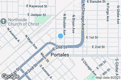 Map image of the property - 516 E 1st St