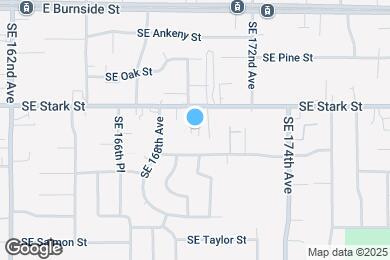 Map image of the property - 16964 SE Stark St