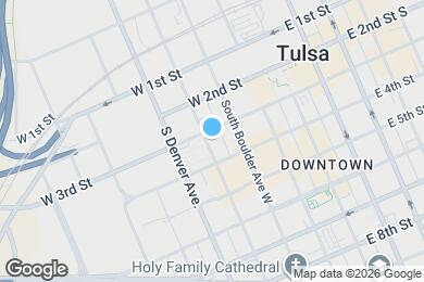 Map image of the property - 120 W 3rd St