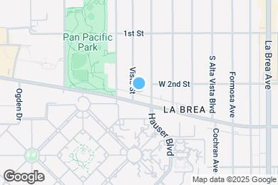 Map image of the property - 210 S Vista St