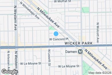 Map image of the property - 2132 W Concord Pl