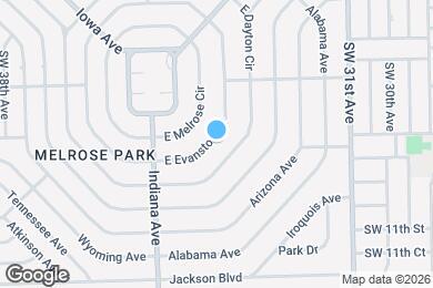 Map image of the property - 740 E Evanston Cir