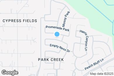 Map image of the property - 16818 Tranquility Park Dr