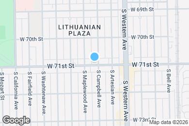 Map image of the property - 7056 S Campbell Ave