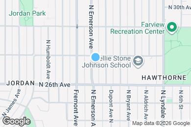 Map image of the property - 2642 Emerson Ave N