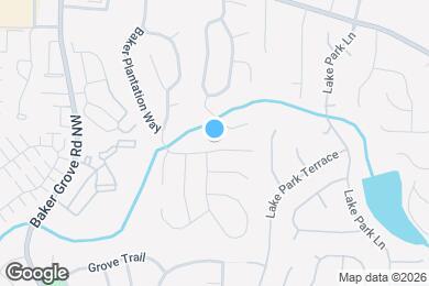 Map image of the property - 4776 Baker Plantation Dr