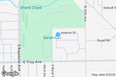 Map image of the property - 2839 S Oxford St