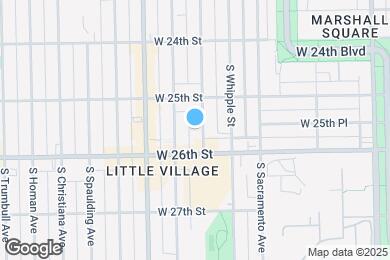 Map image of the property - 2532 S Albany Ave