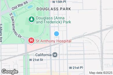 Map image of the property - 1840-1850 S Fairfield Ave
