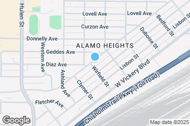 Map image of the property - 4233 Alamo Ave