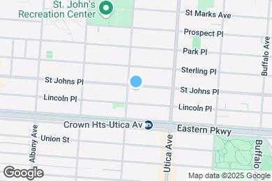 Map image of the property - 1 Bed With OD Sapce in Crown Heights!