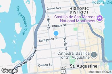 Map image of the property - 40 Saragossa St